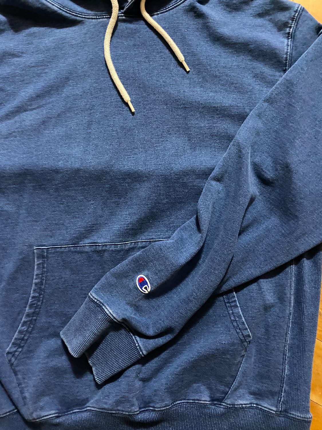 챔피온 데님 네이비 후드티 XL (100~105) 상품이미지3
