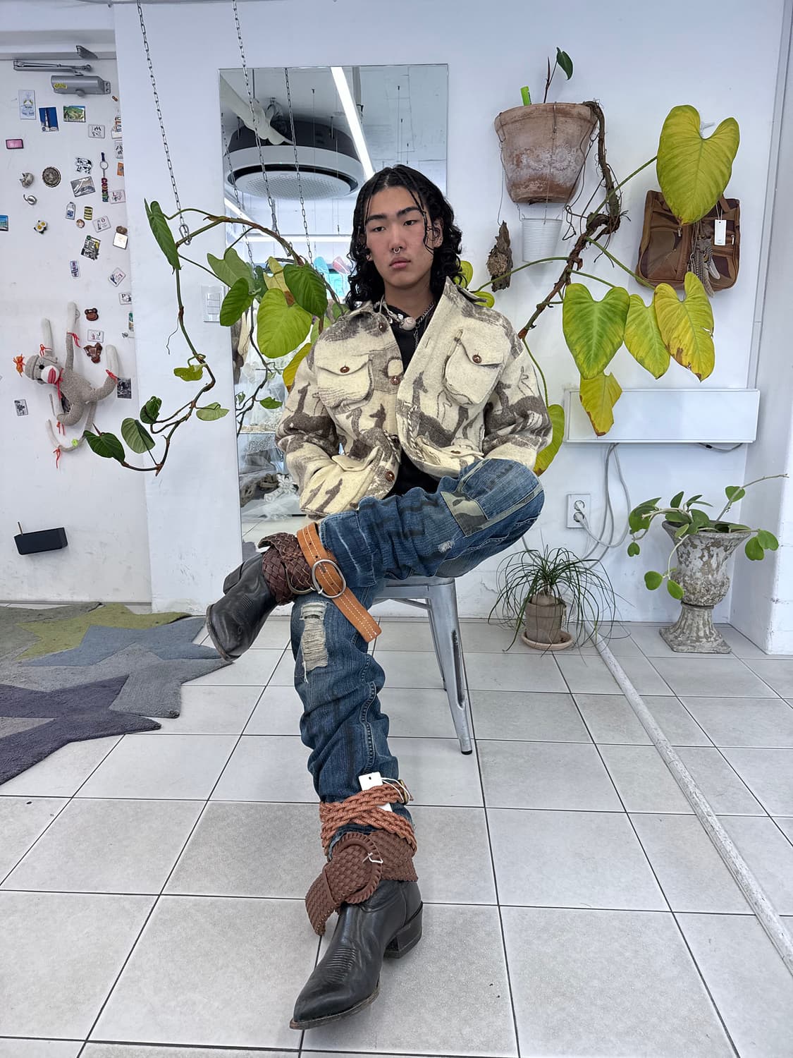 ethnic wool jacket 상품이미지1