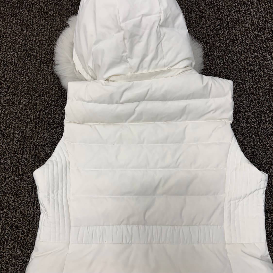 Volvik 볼빅 여성 골프웨어 덕다운 롱패딩 조끼 화이트 100(L) 상품이미지5