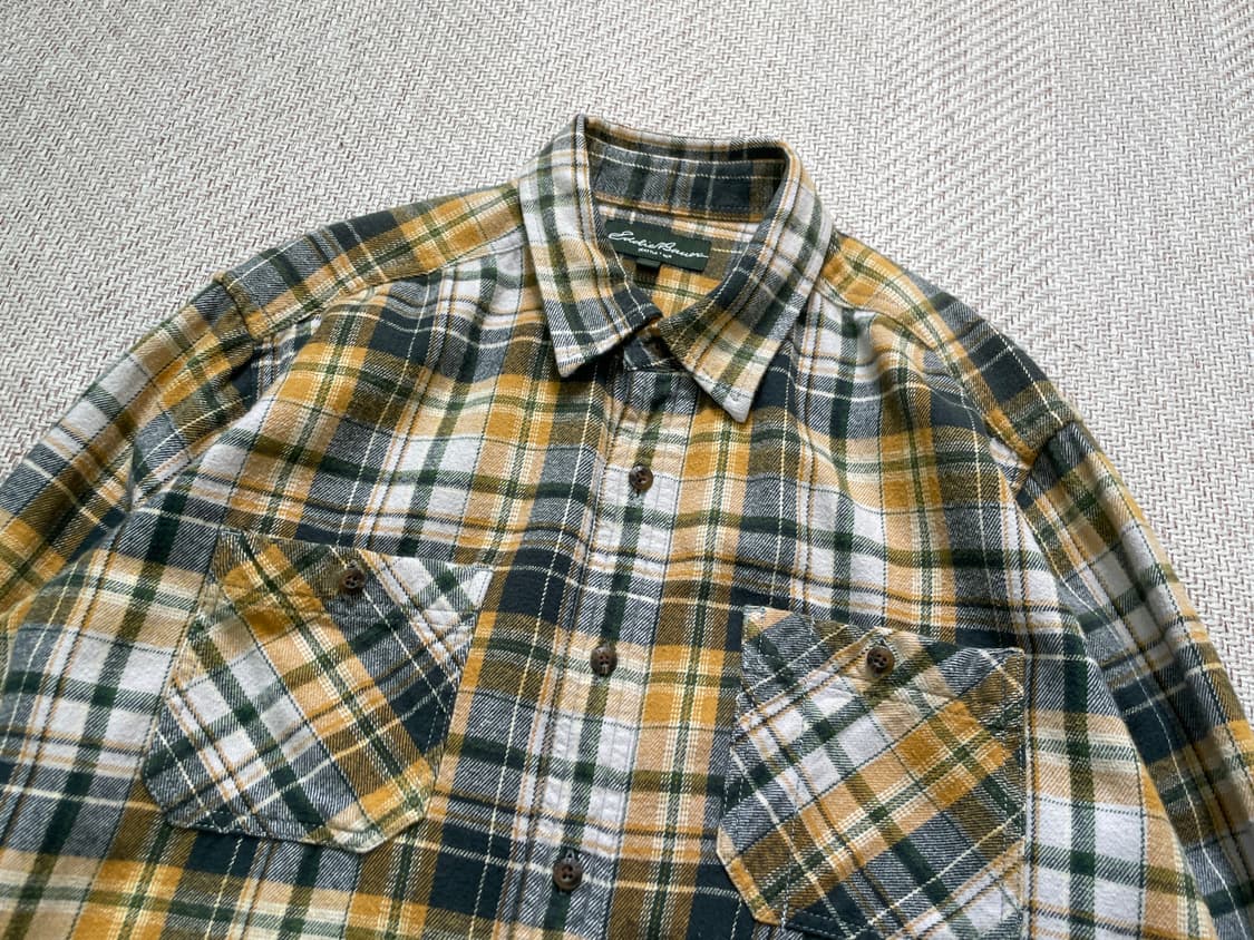 에디바우어 플란넬 체크 셔츠  J04114 상품이미지3