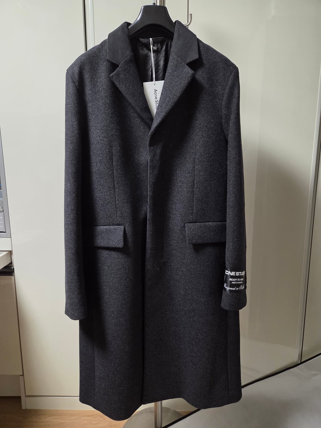 아크네스튜디오 울 코트 다크그레이 상품이미지1