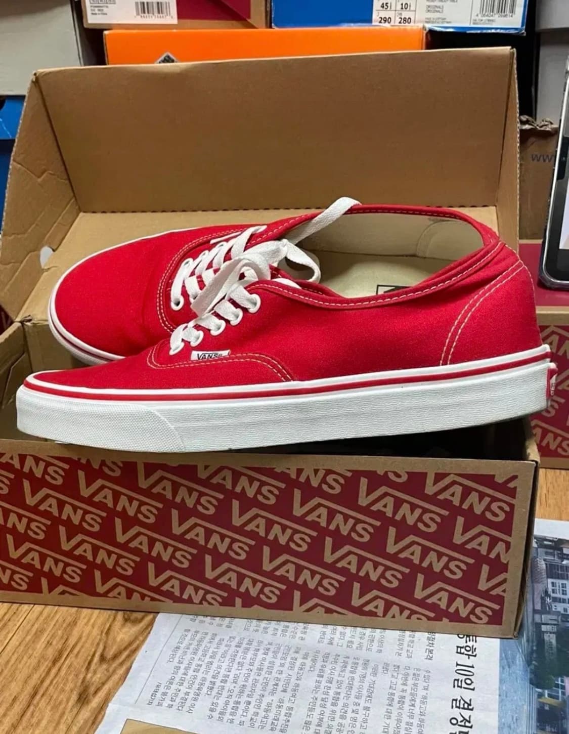 반스 어센틱 레드 상품이미지5