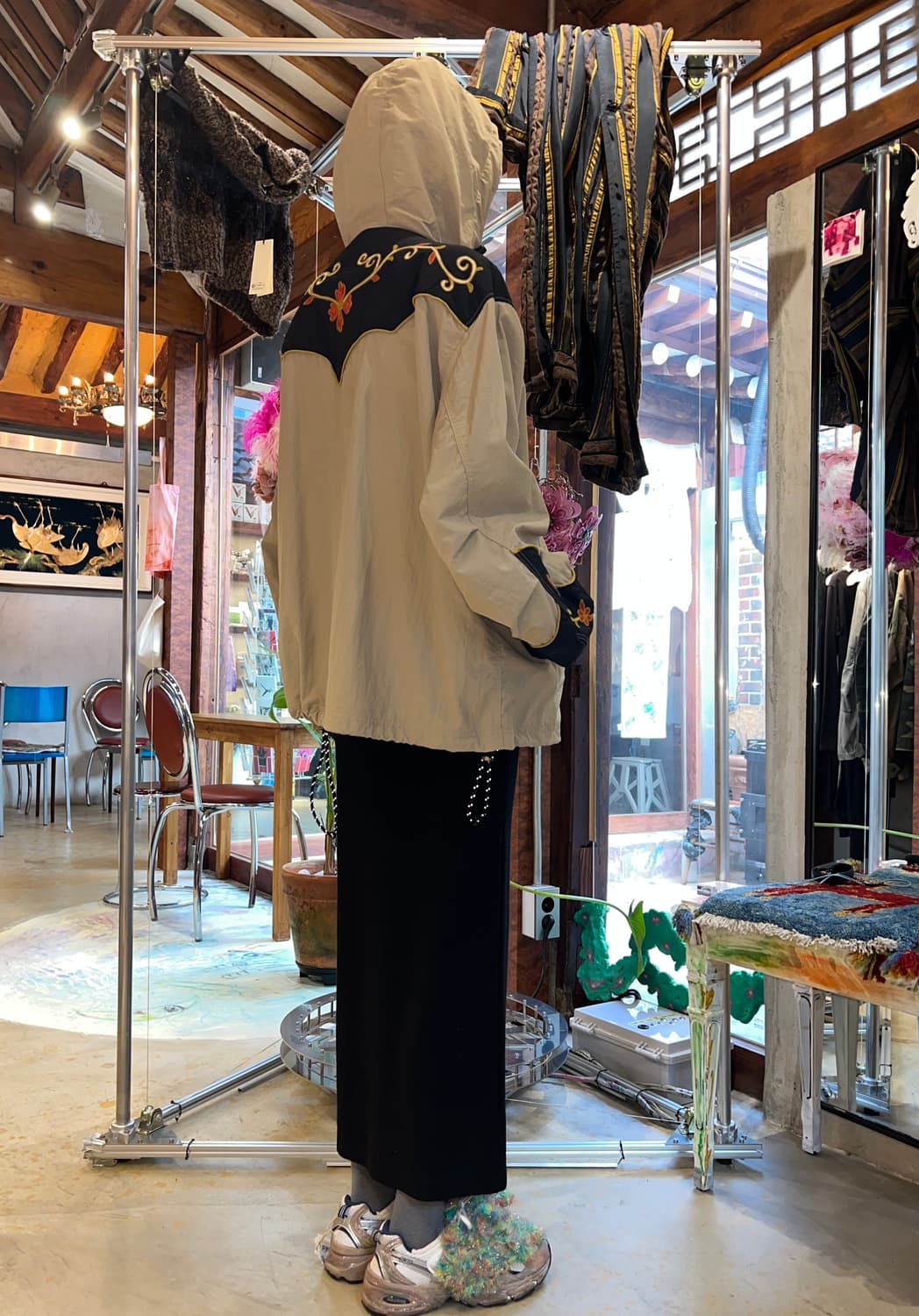 Kapital 캐피탈 태프터 투톤 캬쿠타스 플라워 파카 상품이미지9