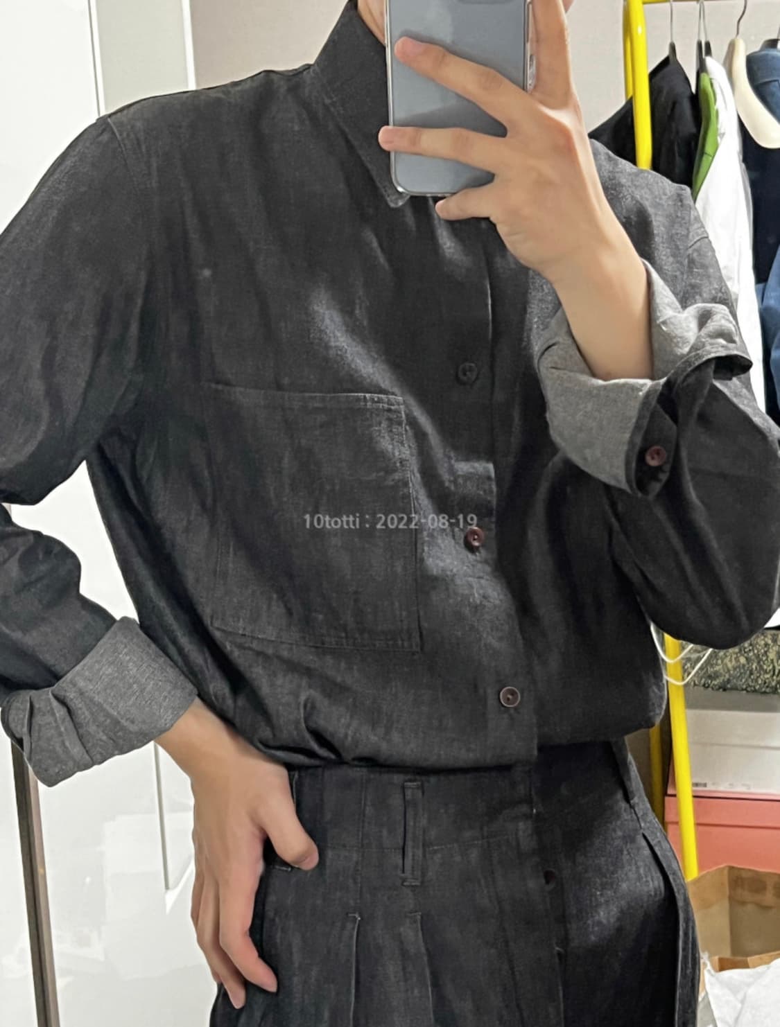 르메르 샴브레이 데님 셋업  상품이미지2