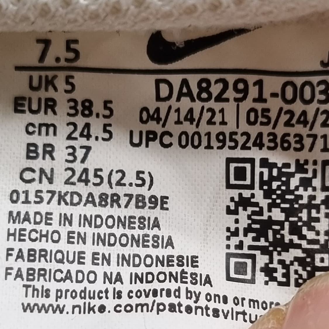 나이키 와플트레이너2 운동화245  상품이미지6