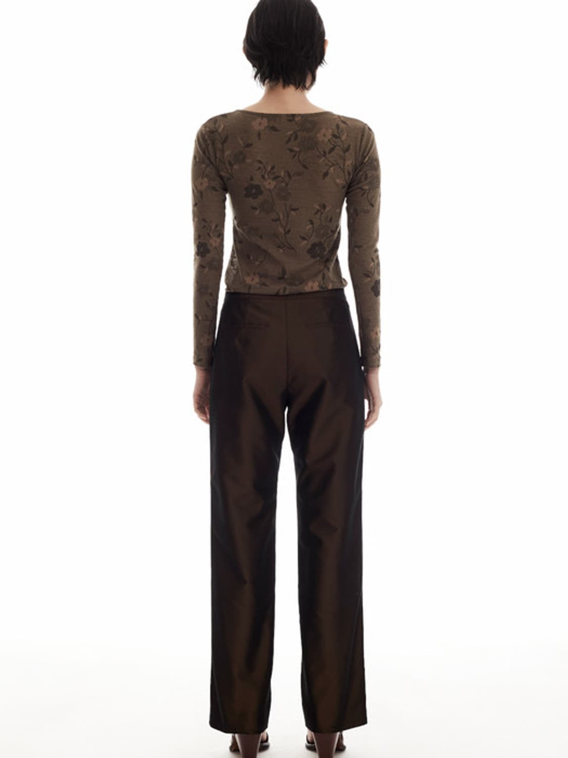 티크 TAFFETA STRAIGHT PANTS 상품이미지3