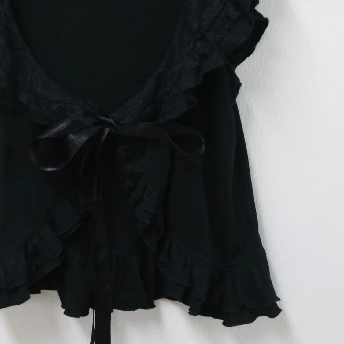 BLACK PEACE NOW 프릴 레이스 가디건 65938 상품이미지4