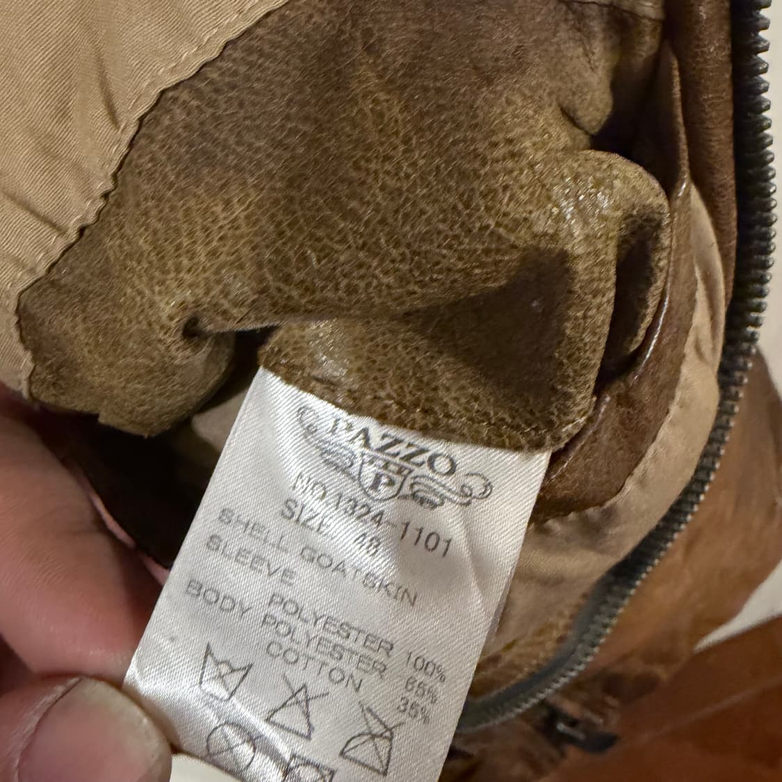 Pazzo goat skin 고트레더 자켓 상품이미지4