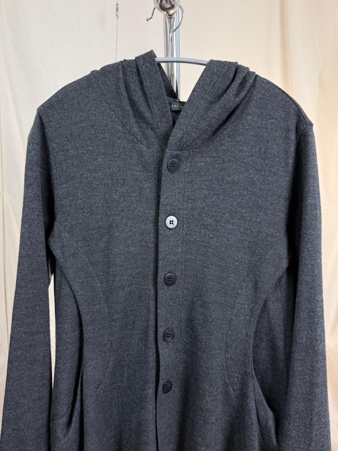 Crescent Duo 하이로우 울 니트 가디건 상품이미지2