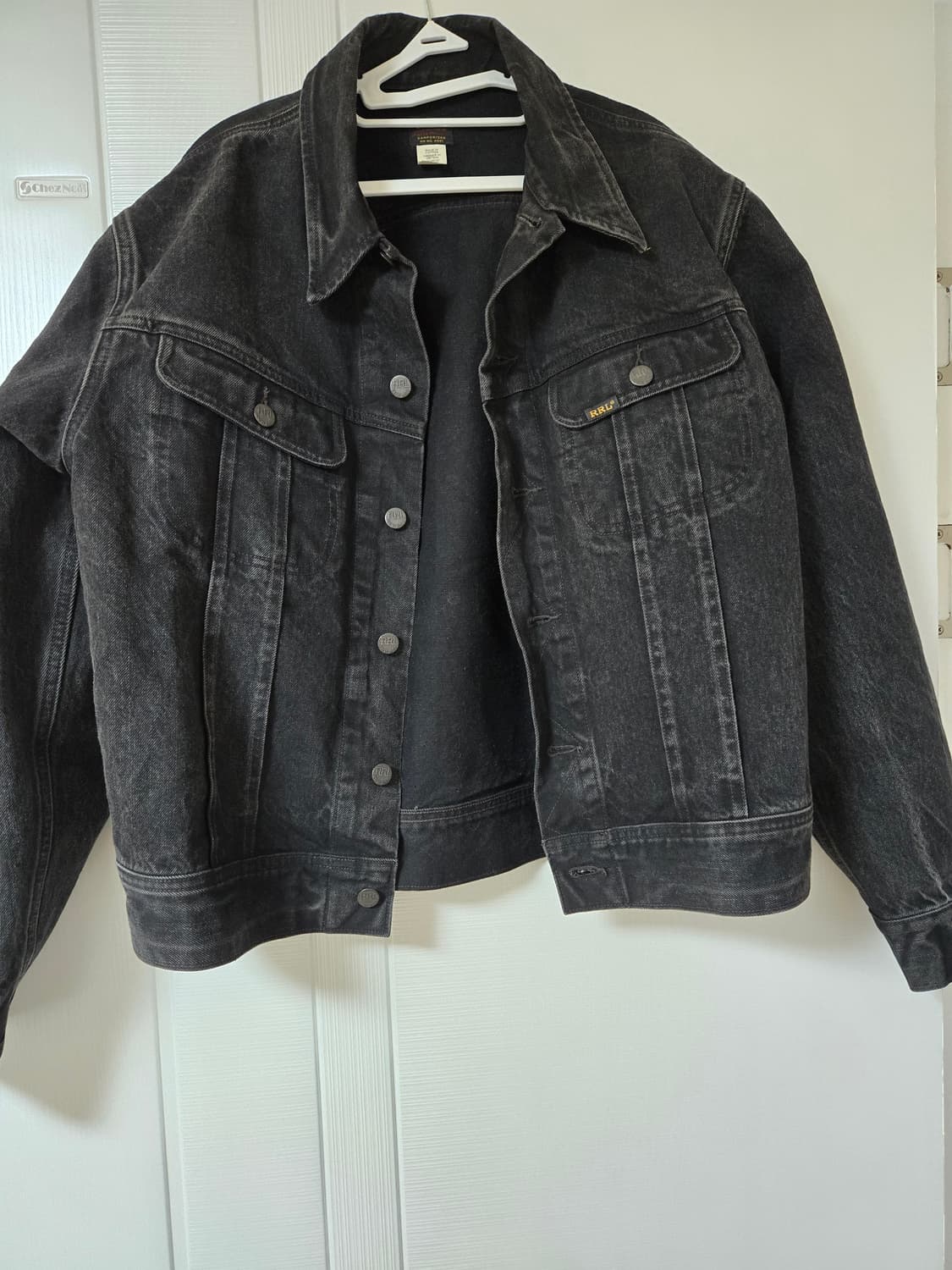 RRL 더블알엘 lot271 블랙 데님 트러커 자켓 상품이미지2