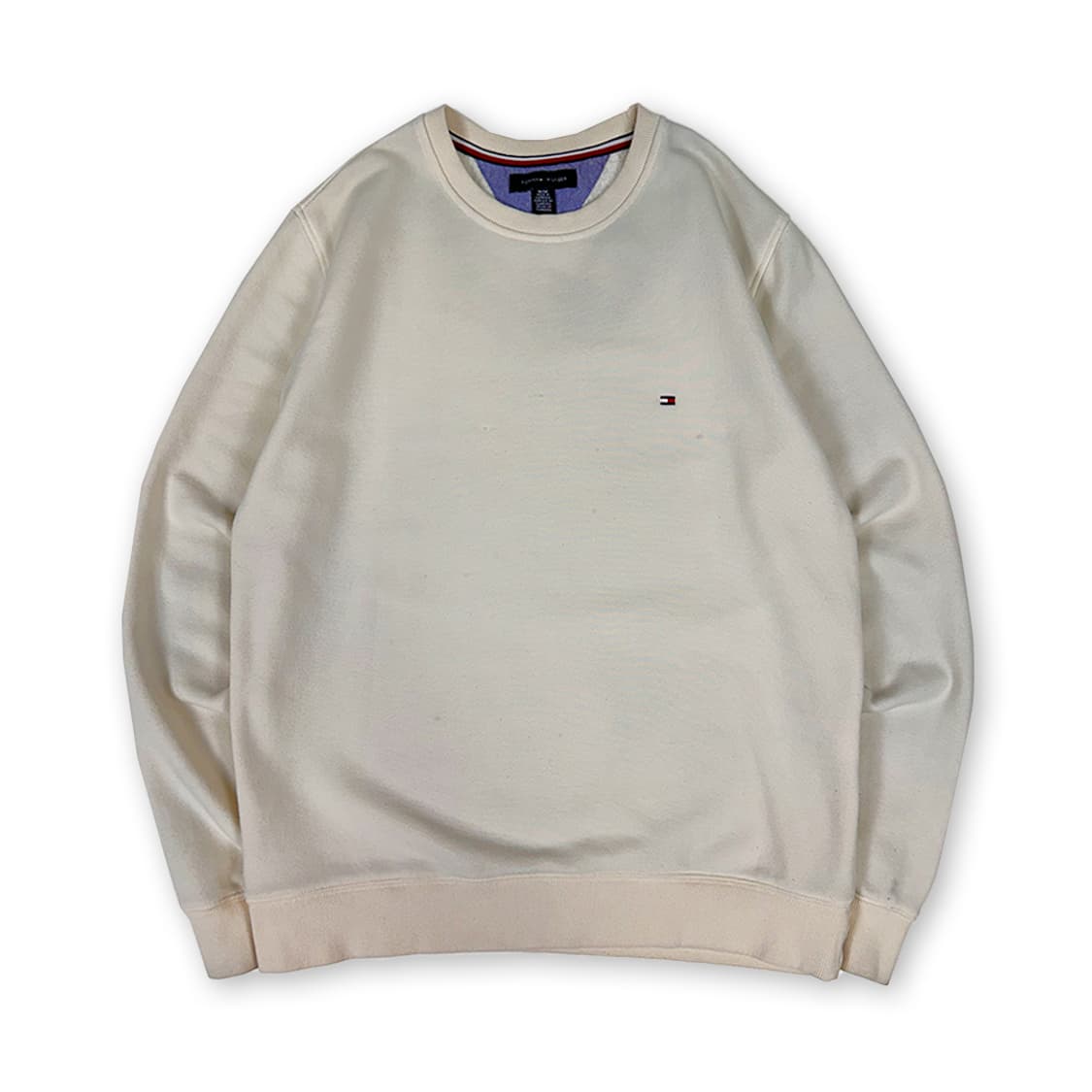 타미힐피거 아이보리 맨투맨 상품이미지1