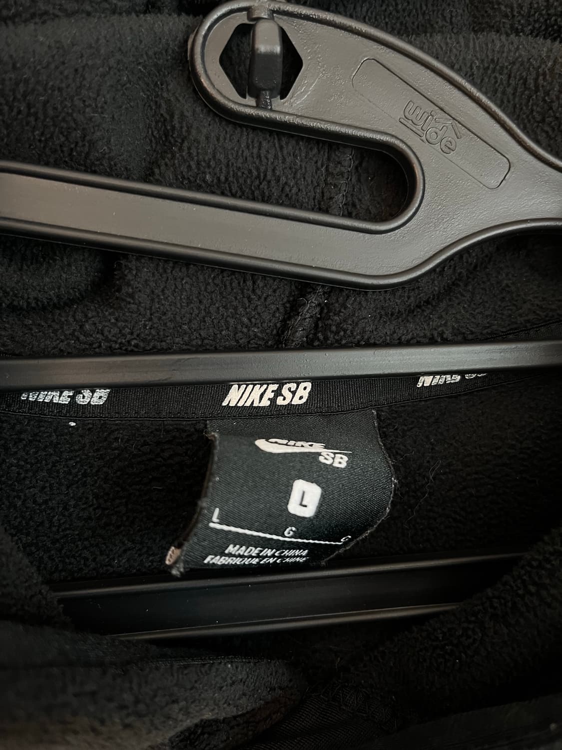 나이키 SB 플리스 후드티 블랙 (L)  상품이미지4