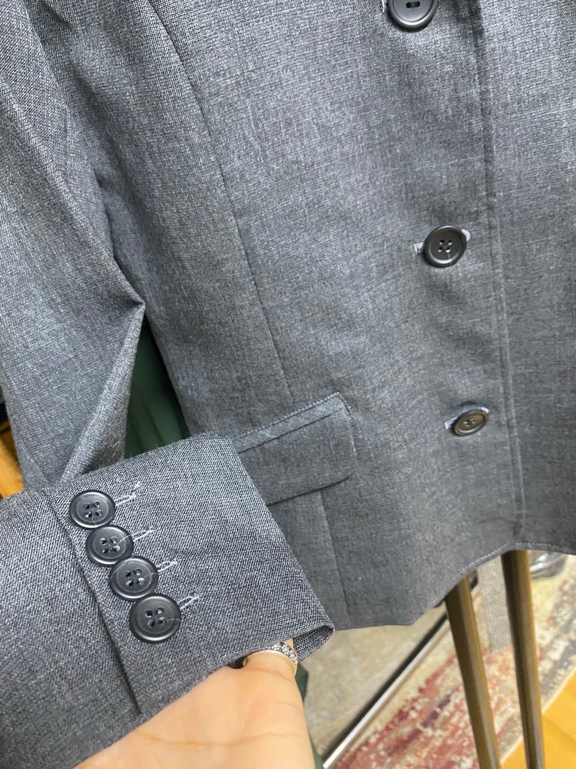 CRACKSTEP 여성 회색 블레이저 상품이미지4