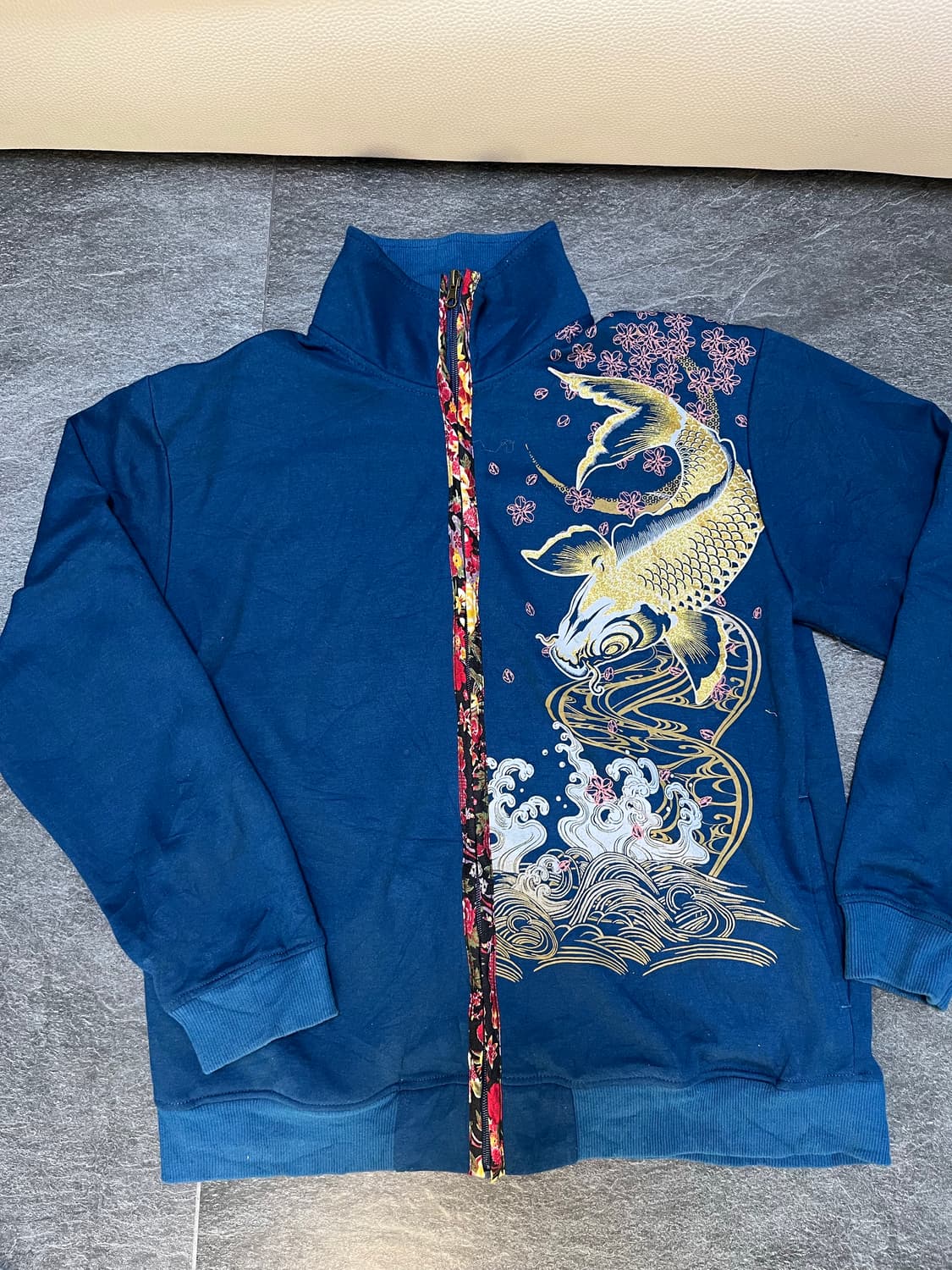 y2k 빈티지 자수 후리스 상품이미지1