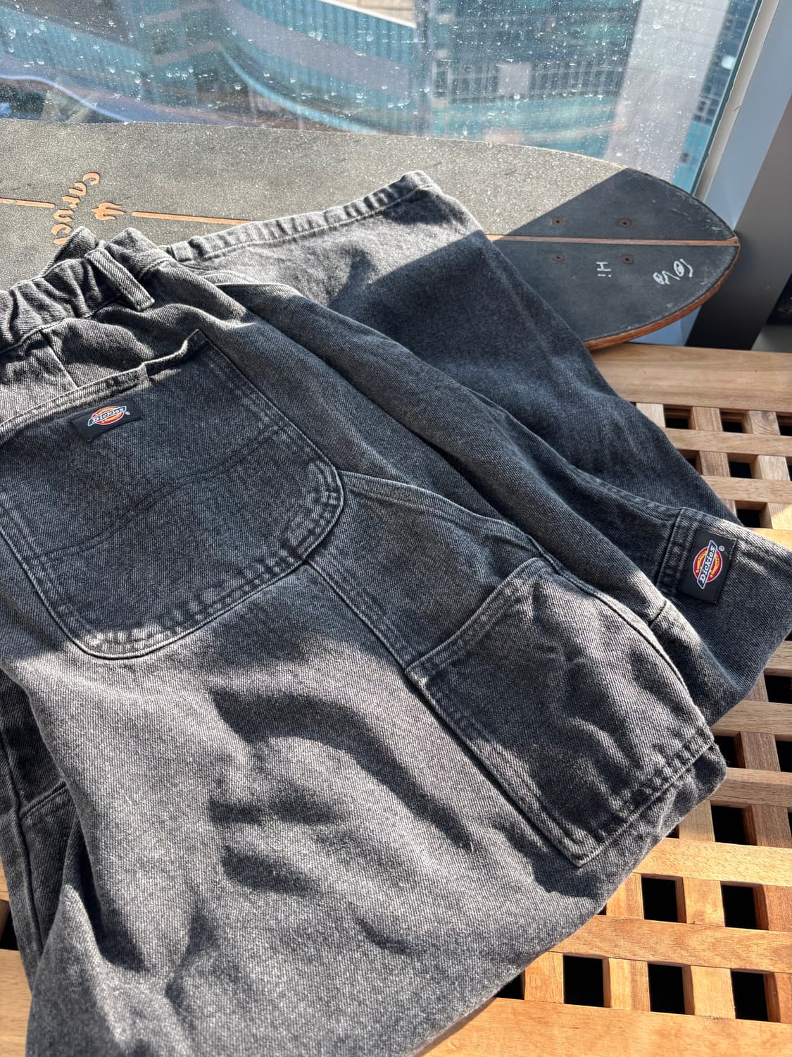 디키즈 흑청 밴딩 카펜터 팬츠 xl 상품이미지2