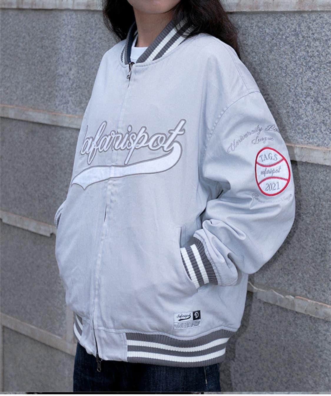 사파리스팟 두산베어스 바시티 자켓 상품이미지3