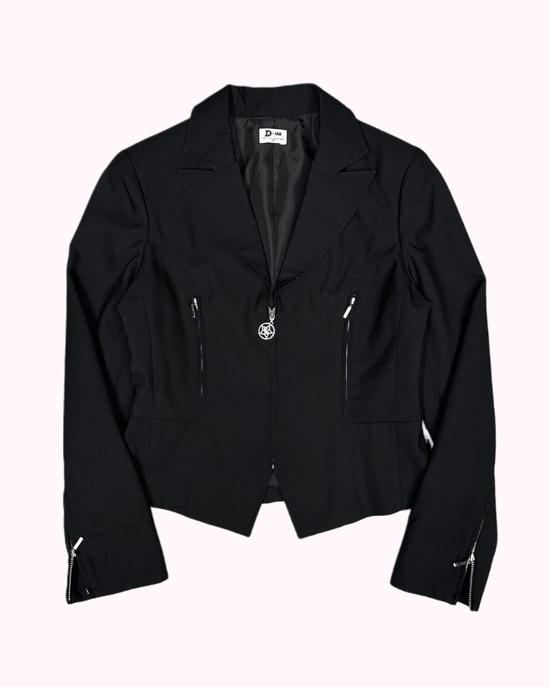 star pendant zip-up blazer 상품이미지1