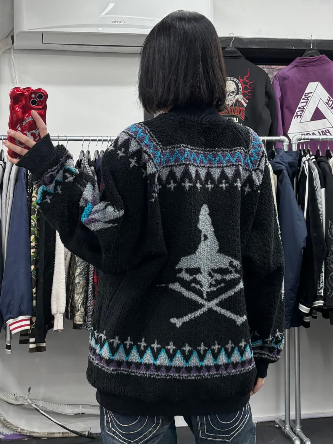 히스테릭 글래머 에스닉 플리스 자켓 상품이미지1