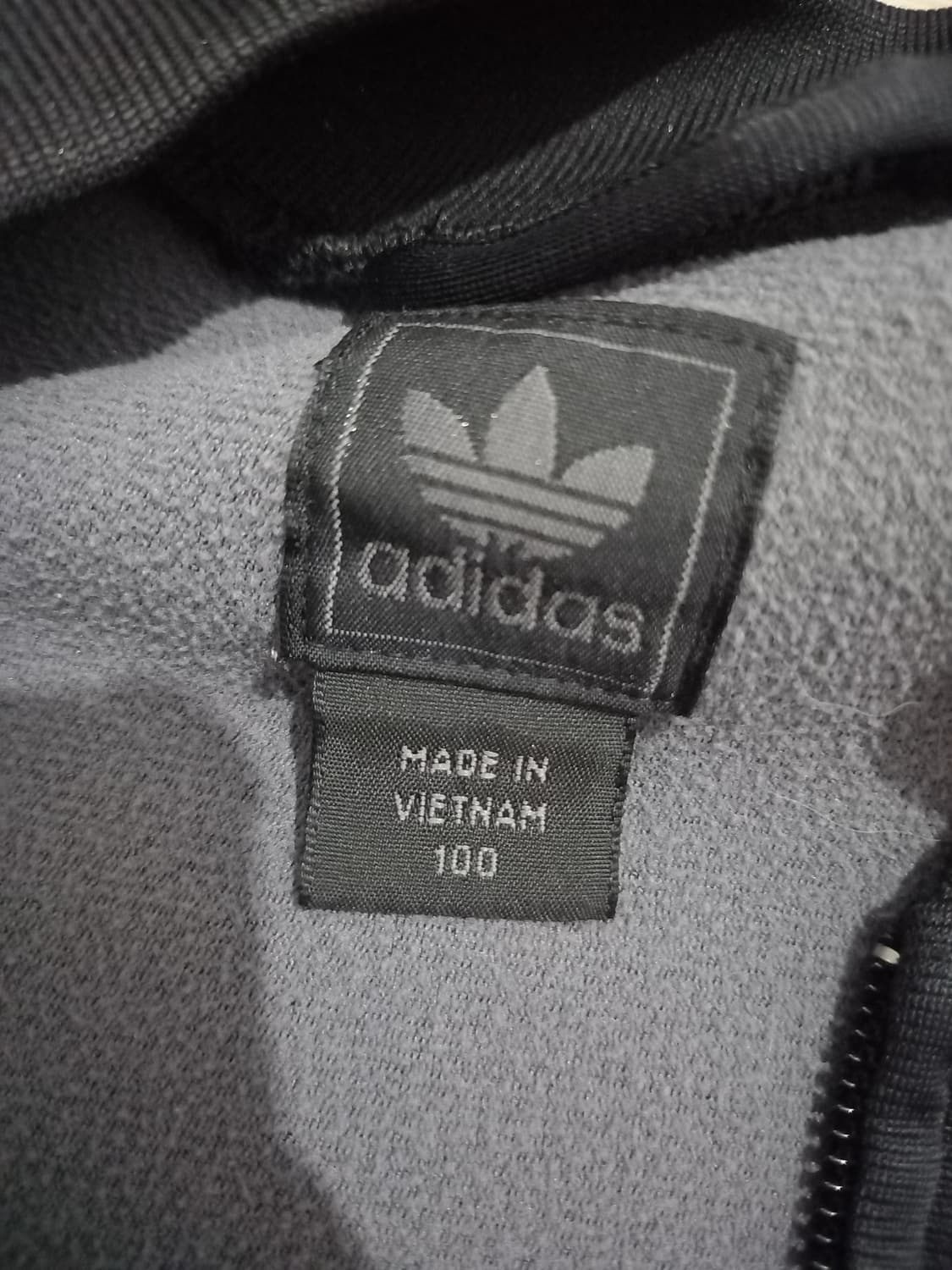 아디다스 검빨 블랙 트랙탑 저지 져지집업 100/L 상품이미지4