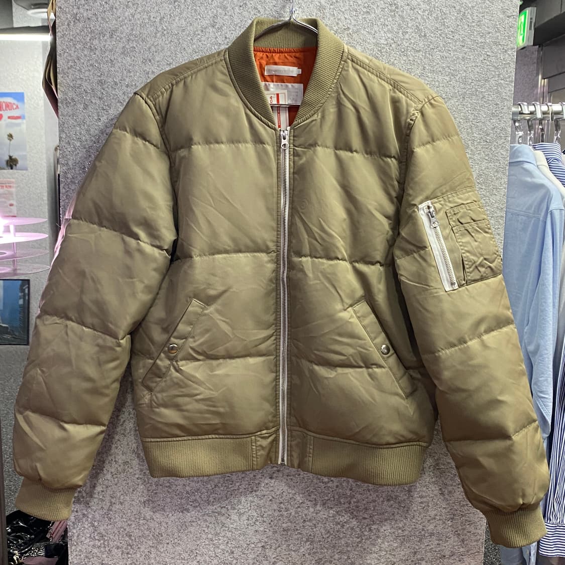 디스이즈네버댓 암포켓 퀄팅 나일론 점퍼 B3298 상품이미지2