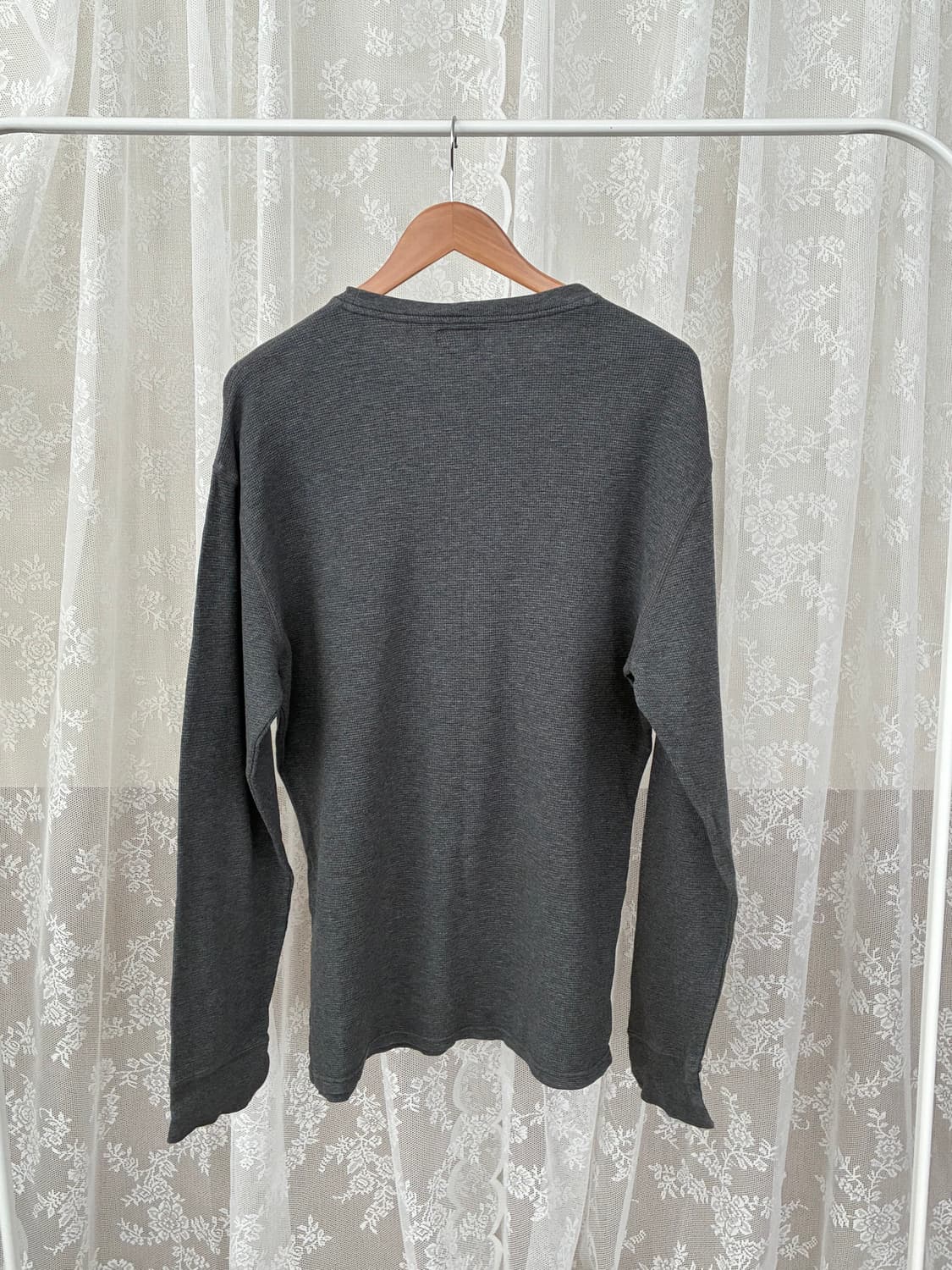 XL) 폴로 랄프로렌 와플 롱슬리브 그레이 상품이미지2