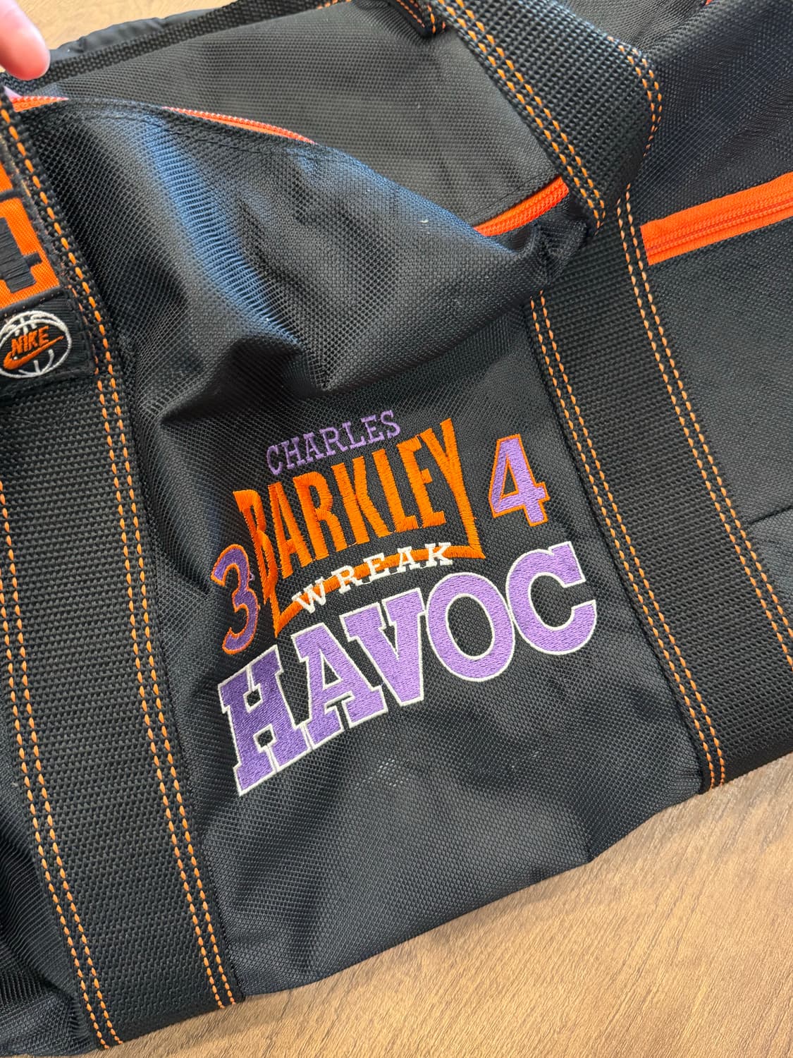 90s Nike 나이키 x 찰스 바클리 더플백 상품이미지5
