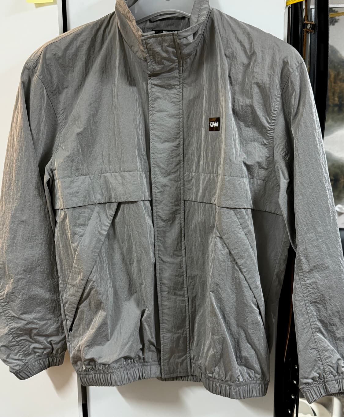 CNN 메탈 트랙 바람막이 러닝 자켓 상품이미지1