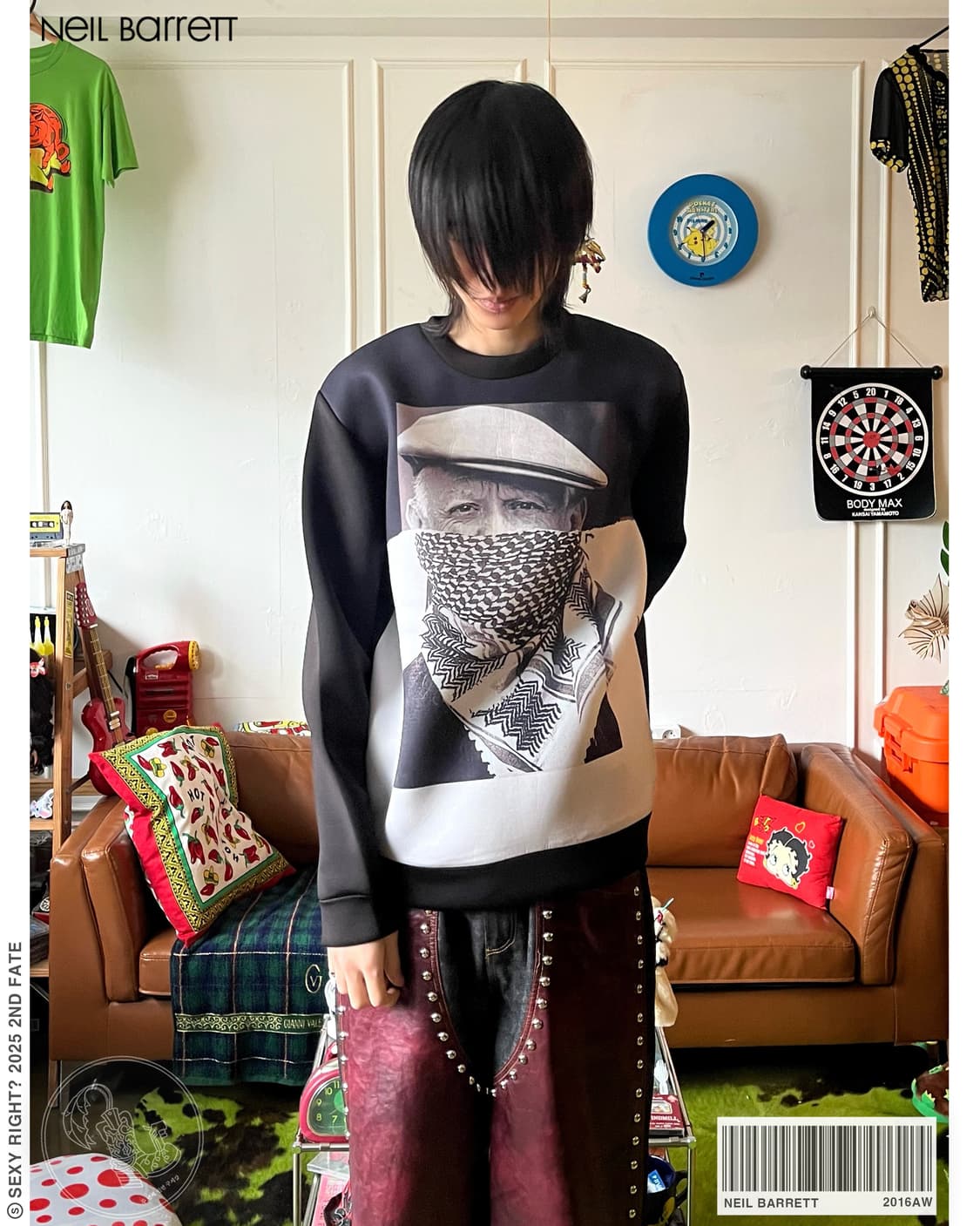 Neil Barrett 16aw Picasso Kefiah Top 상품이미지1