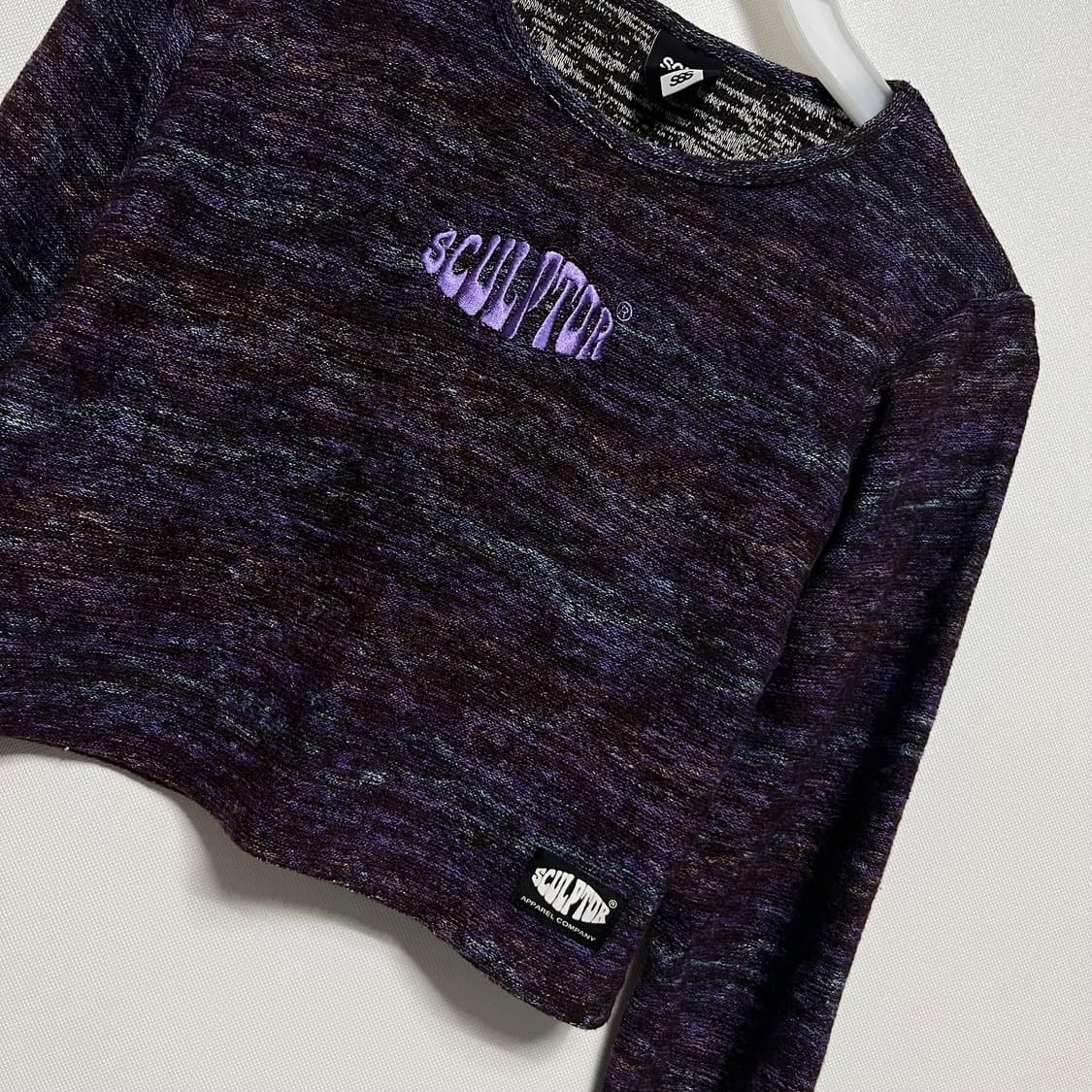 스컬프터 크롭 니트티 상품이미지4