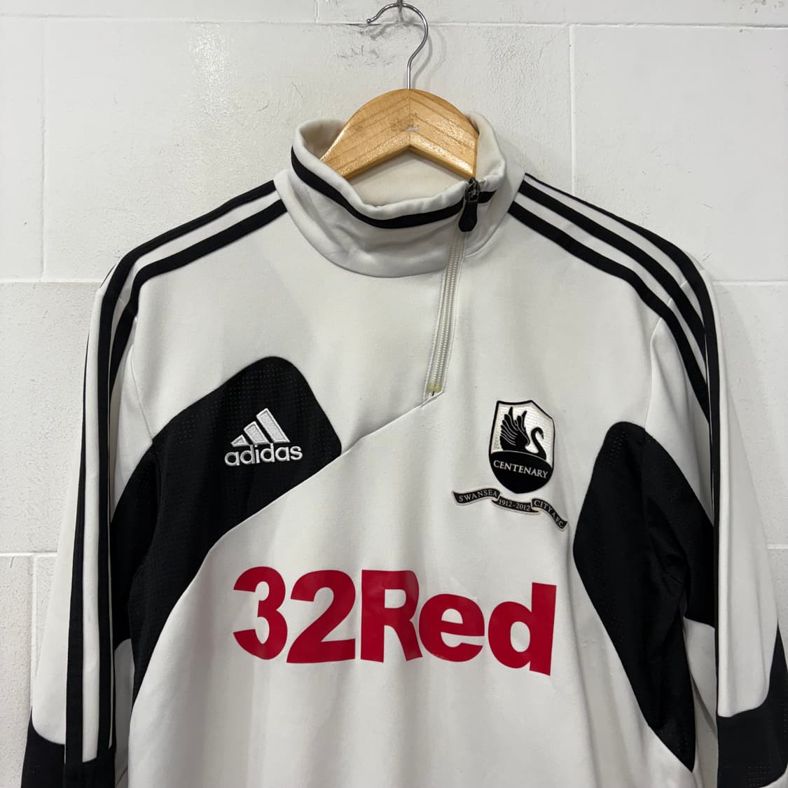 아디다스 2011-2012 시즌 스완지 시티 홈 트레이닝 긴팔티 상품이미지2