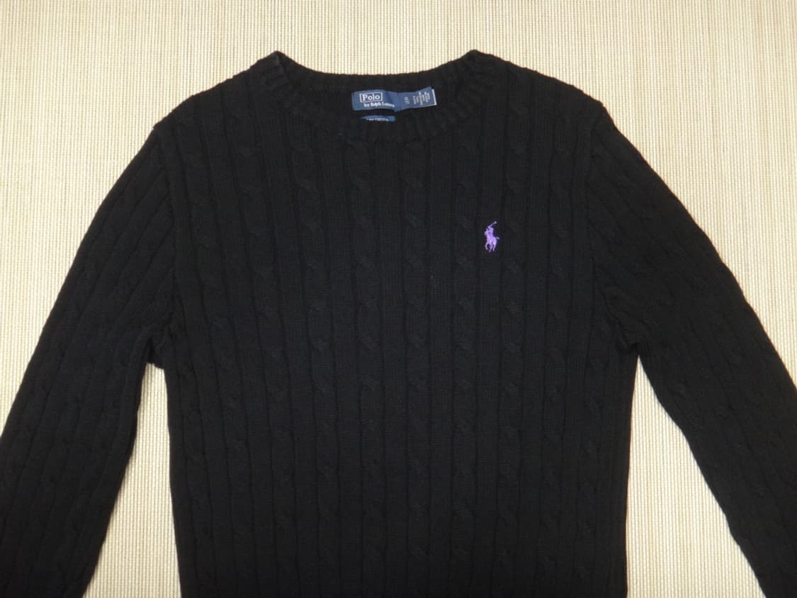 (XL) 폴로랄프로렌 여성 라운드넥 꽈배기 니트 상품이미지3