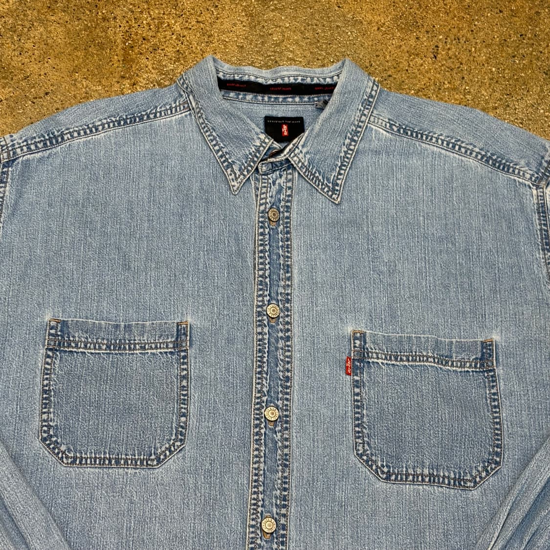00s 미국빈티지 리바이스 데님셔츠 청셔츠 청남방 상품이미지3