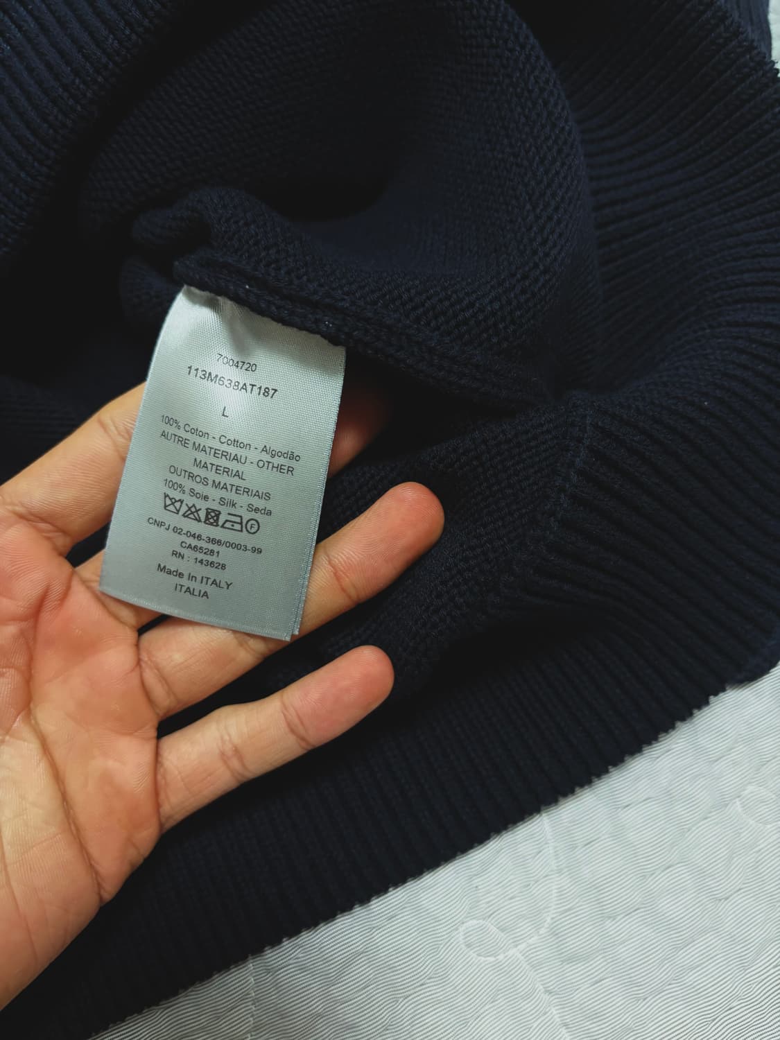 디올 인서트 니트 상품이미지5