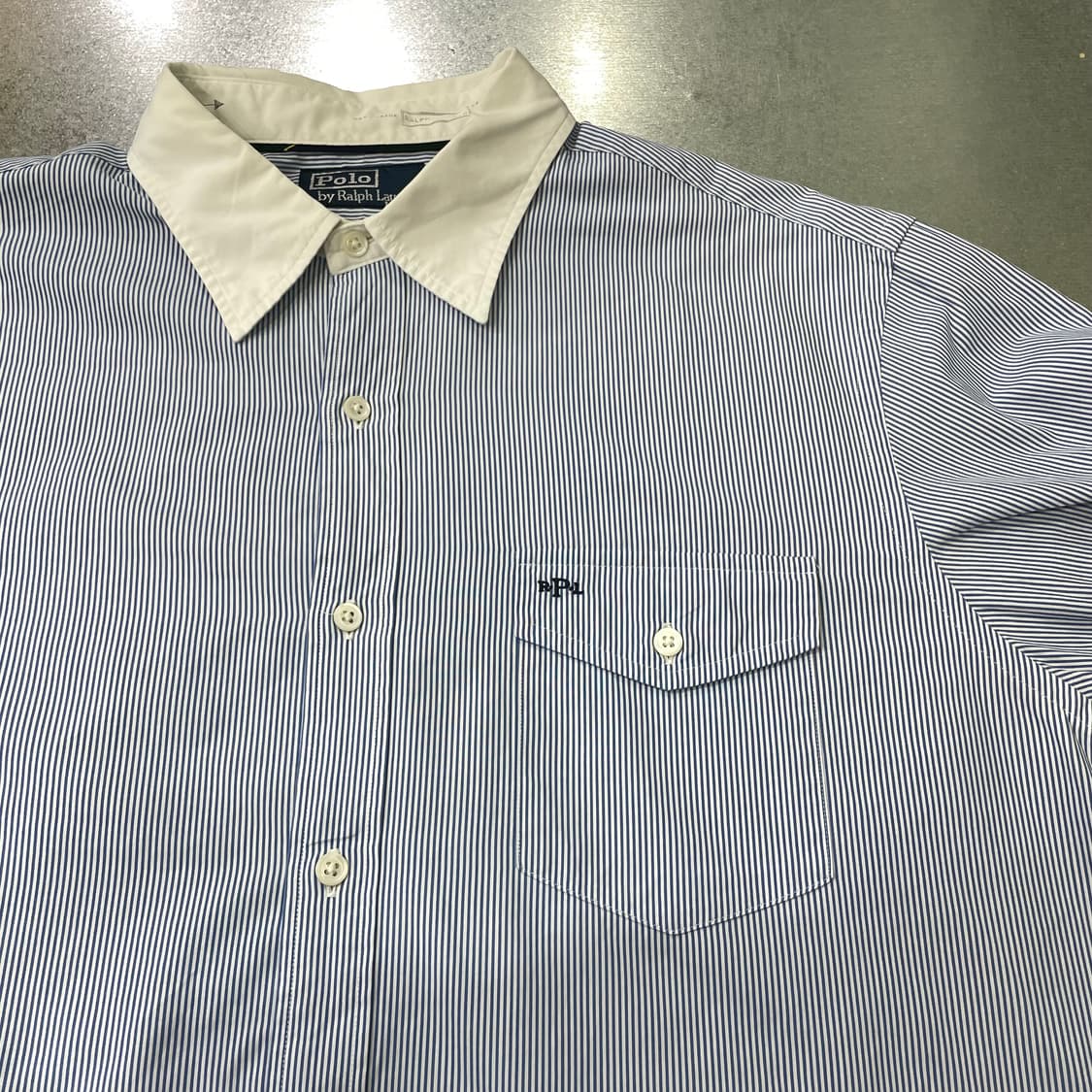 (L) POLO 폴로 랄프로렌 스트라이프 셔츠  상품이미지6