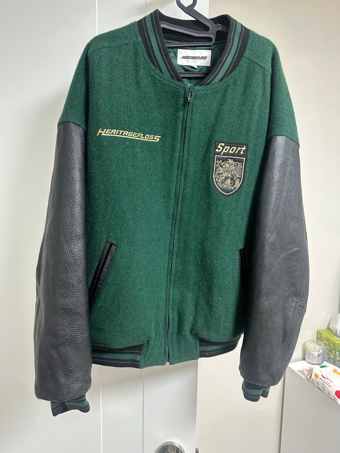 헤리티지 플로스 울 바시티 자켓 M 상품이미지1