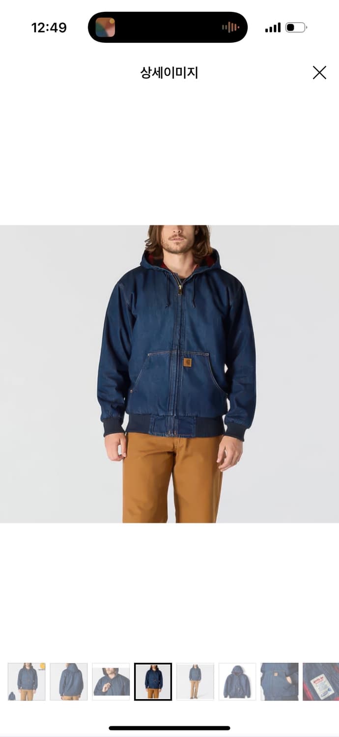 칼하트 50주년 데님 액티브 자켓 상품이미지9