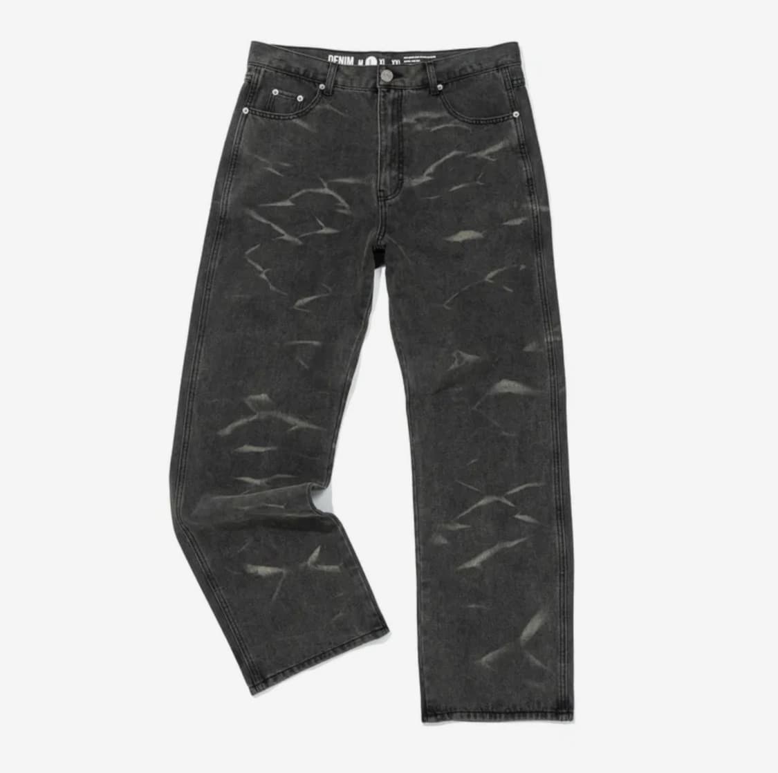 엑스트라오디너리 BLEACHED DYING DENIM KHAKI 상품이미지1