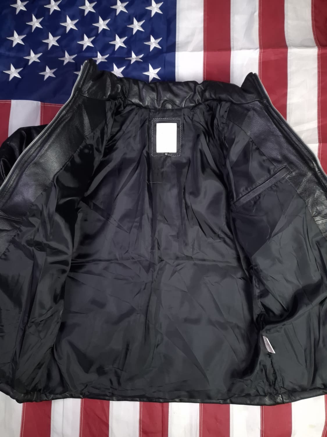 새제품 일본판 리얼레더 다운 패딩 파카 상품이미지8