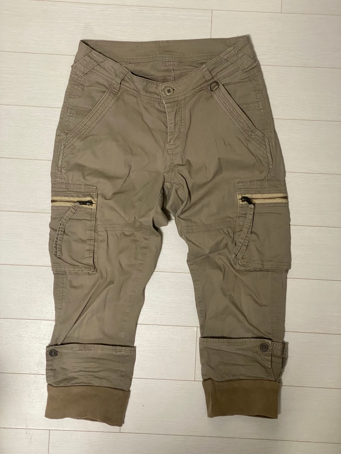 일본 빈티지 카고 카프리 팬츠 상품이미지2