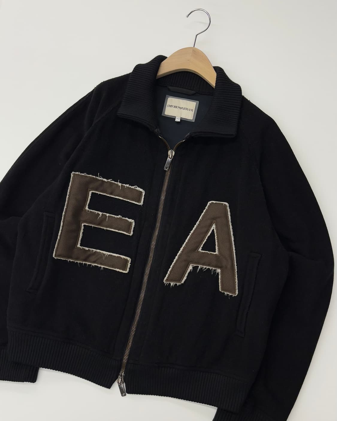 Emporio Armani 엠프리오 아르마니 로고 투웨이 울 자켓 상품이미지4