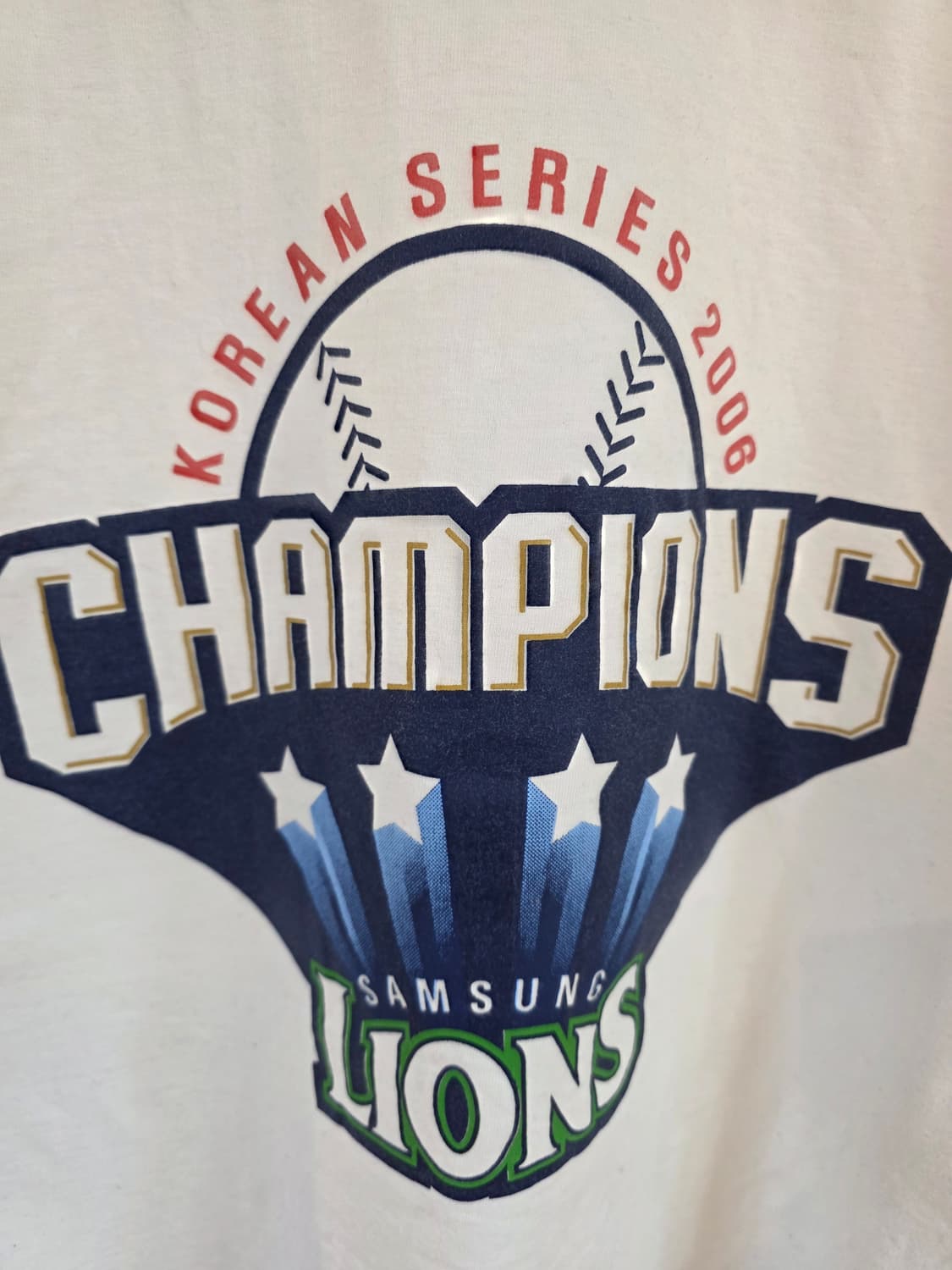 삼성 라이온즈 챔피언 티셔츠 2006년 상품이미지1