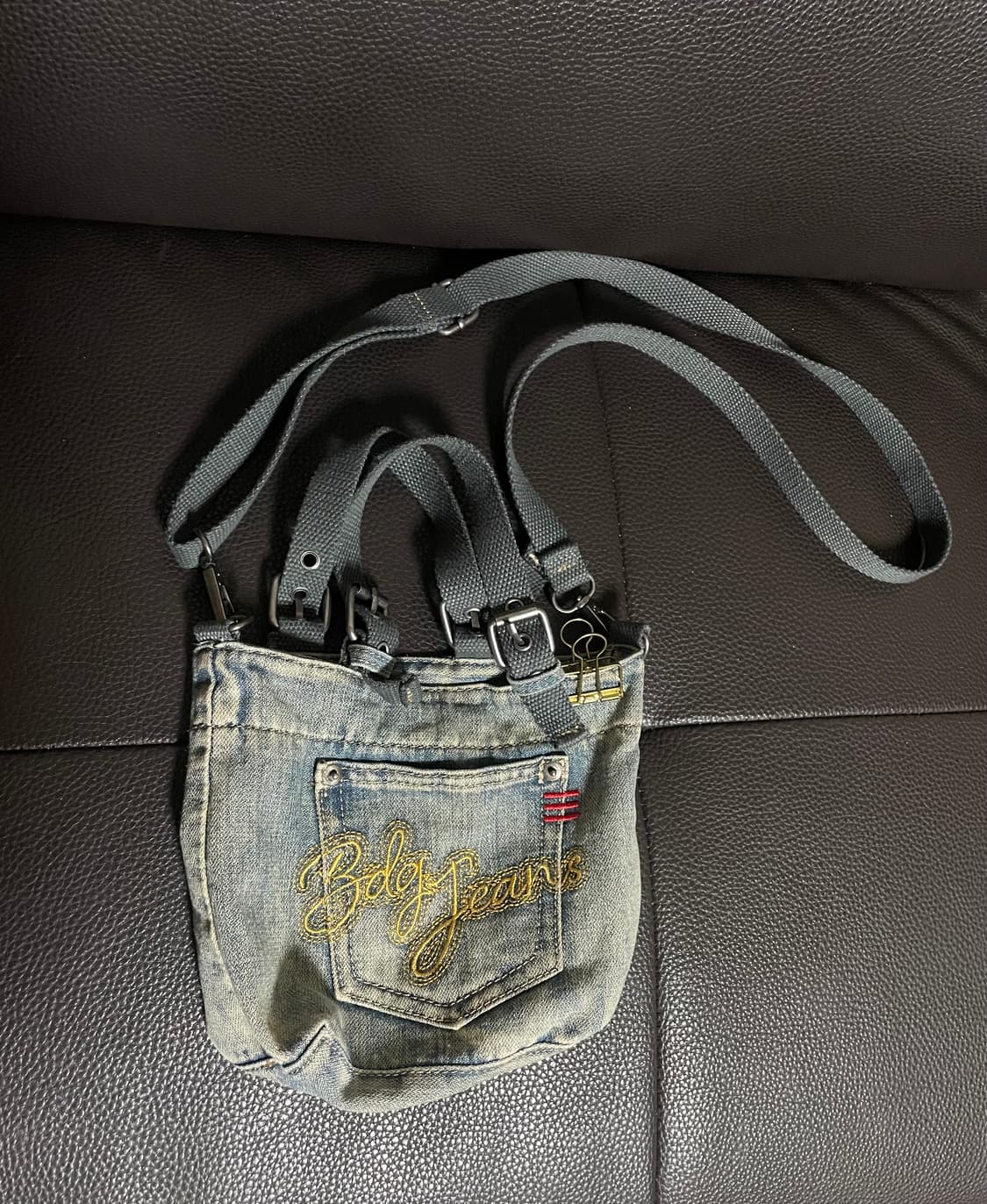 빈티지 데님크로스백 상품이미지1