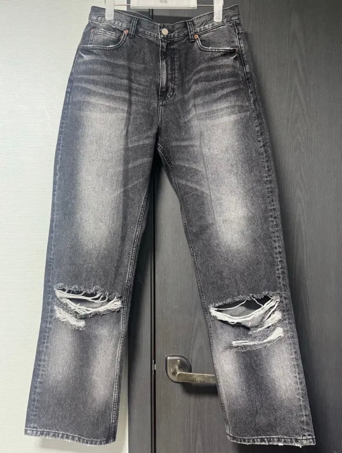 [M]렉토 디스트로이드 워싱 데님 흑청 상품이미지1