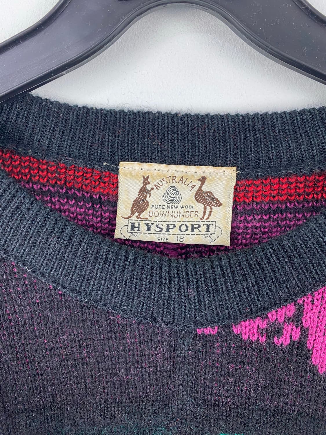 90s 하이스포츠 오스트레일리아 호주 울 니트 M정도 상품이미지4