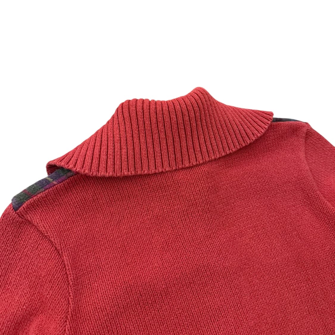 히스테릭글래머 패치워크 니트 가디건 레드 상품이미지6