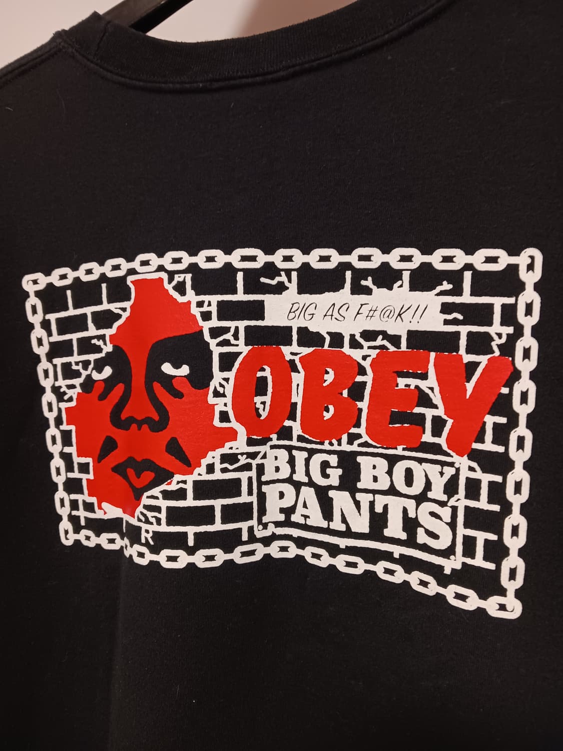 오베이 빅보이 팬츠 볘이직 기모크루넥 상품이미지6