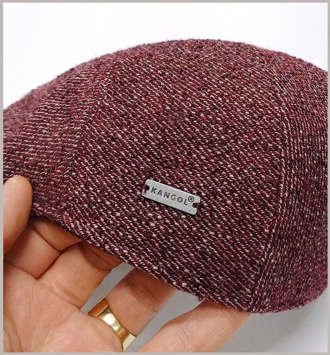 캉골 정품 트위드 밀라노 헌팅캡 모자 K-126 상품이미지3