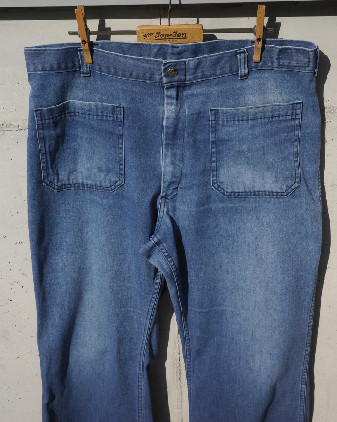 70-80s U.S.N Navdungaree 벨보텀 데님 플레어팬츠 상품이미지2