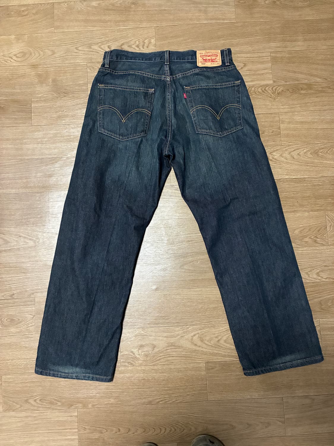 34) 리바이스 569 워싱 데님 상품이미지4