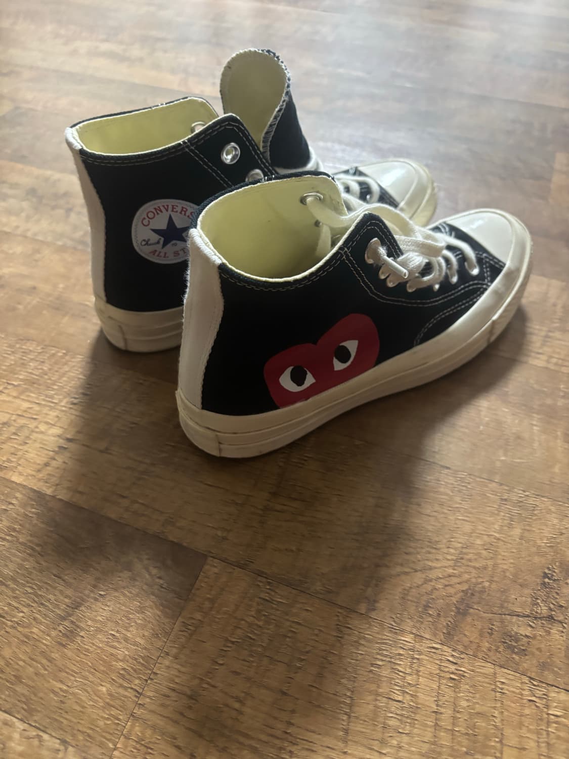 꼼데가르송x컨버스 하이 상품이미지2